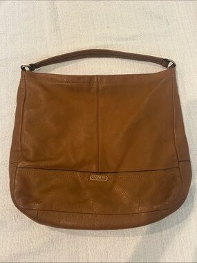 Coach Leather Hobo Bag in Brown